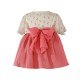 Рокля в цвят корал