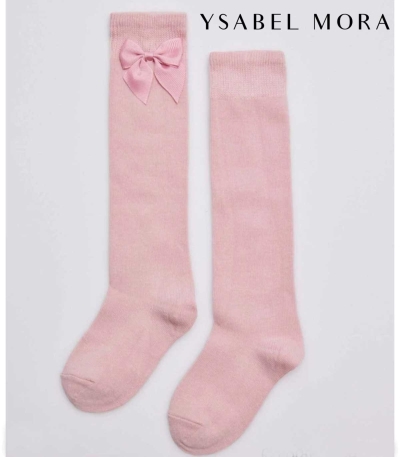 Чорапи с панделка пепел от рози